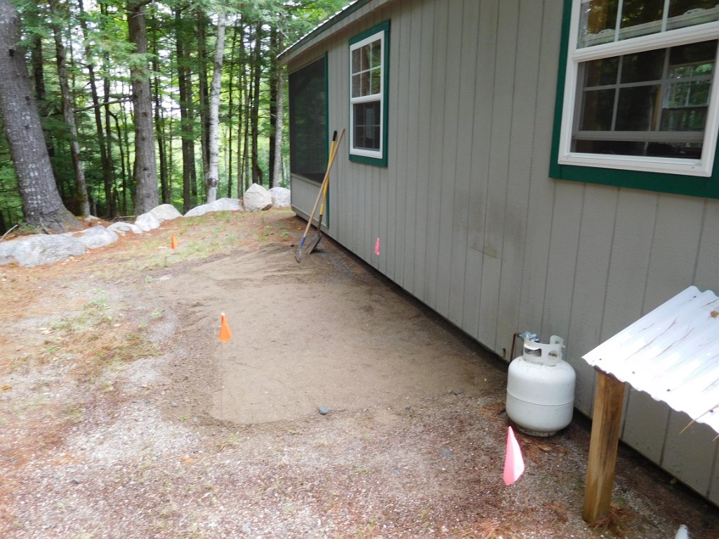 019.jpg - Leveling the pad for our new addition